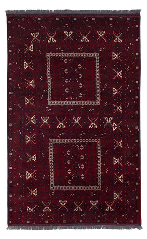 Afghaans tapijt - 258 x 159 cm - rood