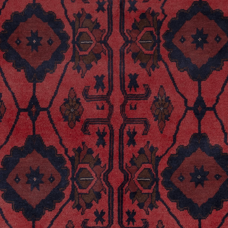 Afghaans tapijt - Kunduz - 200 x 156 cm - rood