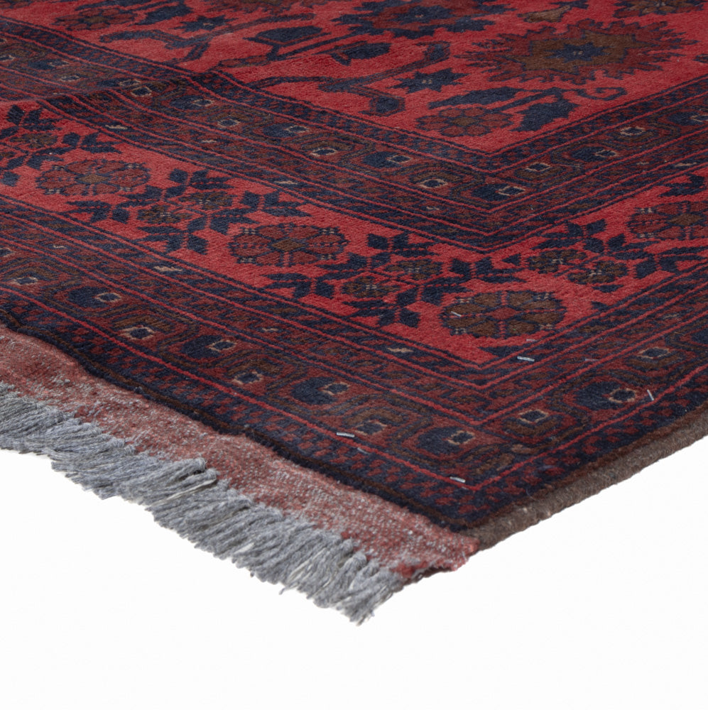 Afghaans tapijt - Kunduz - 200 x 156 cm - rood
