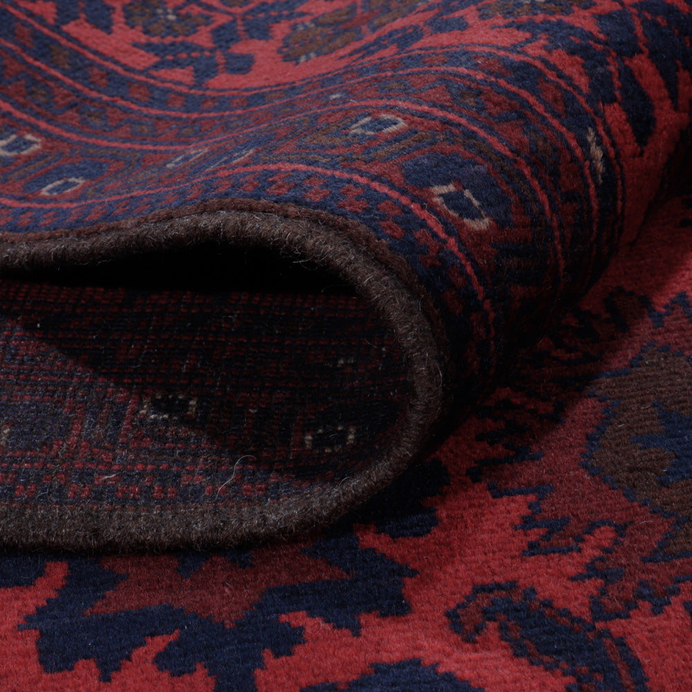 Afghaans tapijt - Kunduz - 200 x 156 cm - rood