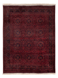Afghaans tapijt - Koninklijke - 193 x 147 cm - rood
