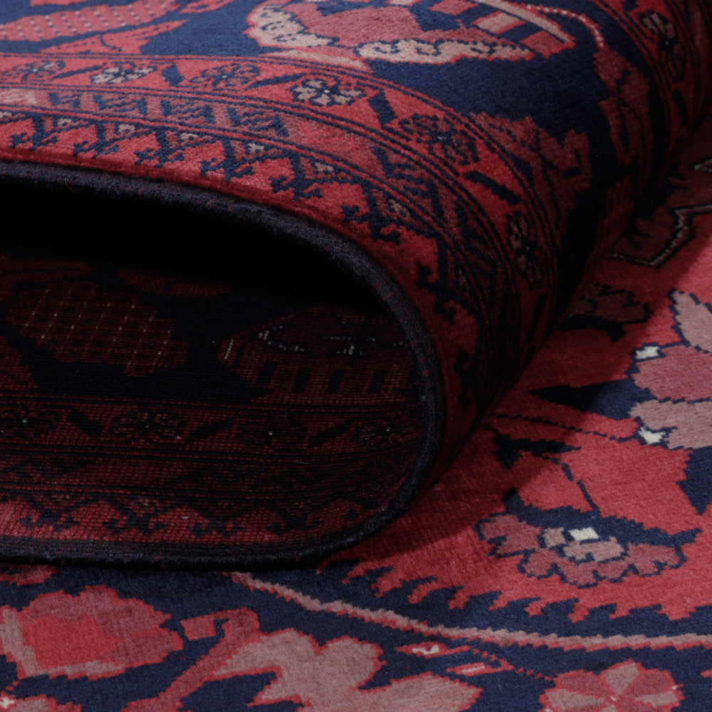 Afghaans tapijt - Koninklijke - 200 x 148 cm - rood