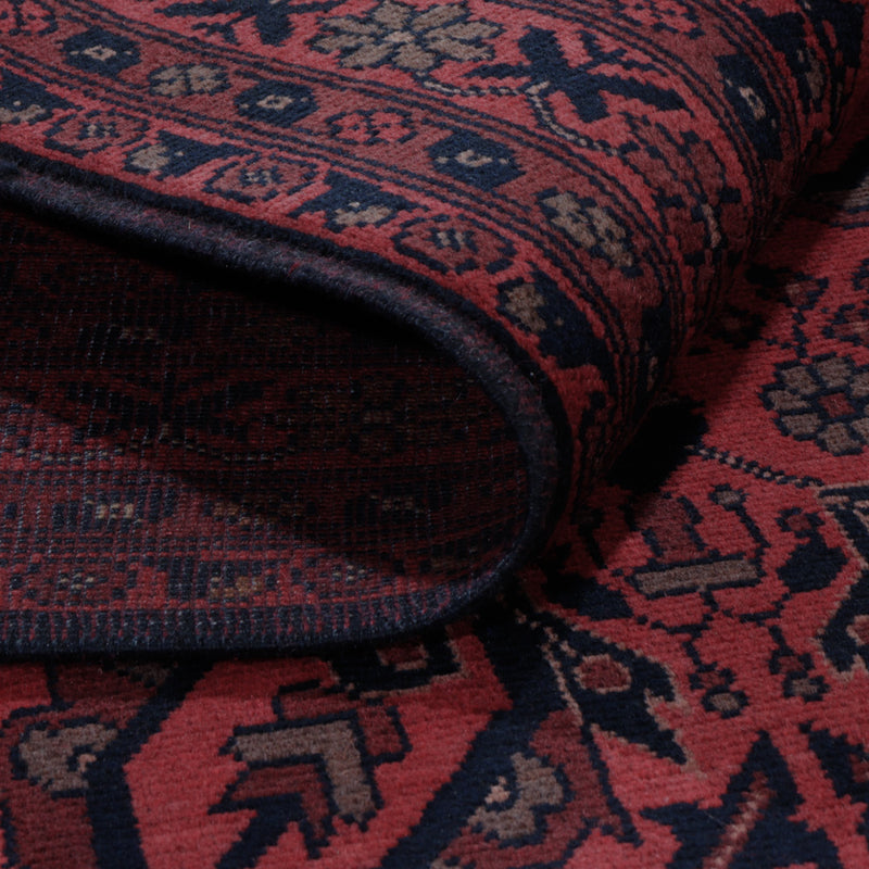 Afghaans tapijt - Kunduz - 197 x 150 cm - rood