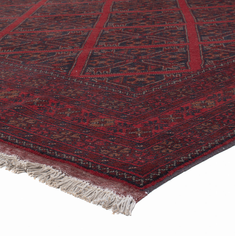 Afghaans tapijt - Kunduz - 302 x 203 cm - rood
