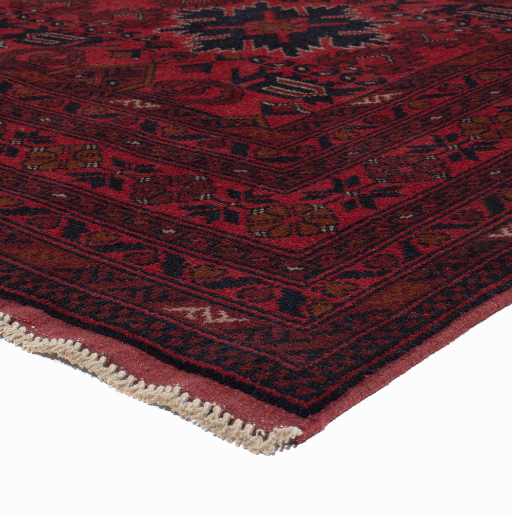 Afghaans tapijt - Kunduz - 293 x 199 cm - rood