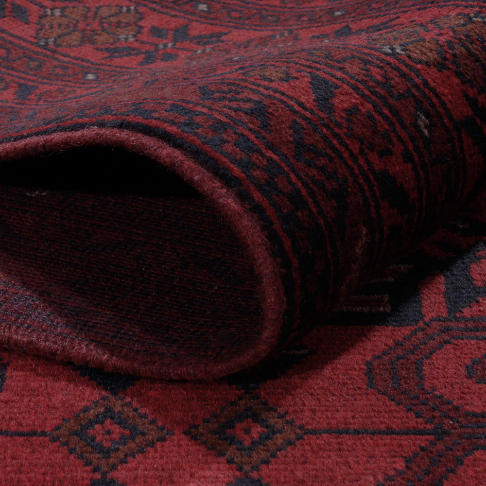 Afghaans tapijt - Kunduz - 294 x 199 cm - rood