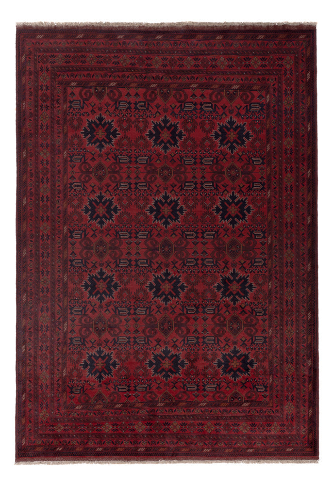 Afghaans tapijt - Kunduz - 289 x 200 cm - rood