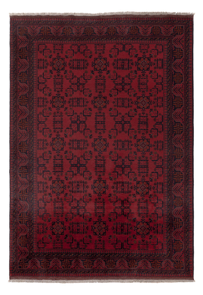 Afghaans tapijt - Kunduz - 284 x 200 cm - rood