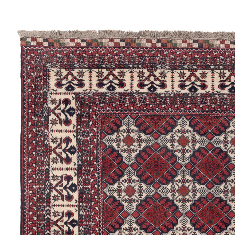 Afghaans tapijt - Kunduz - 289 x 200 cm - rood