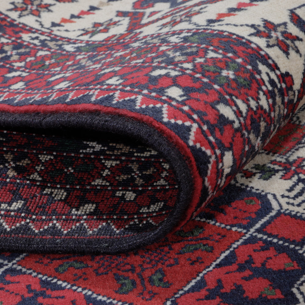 Afghaans tapijt - Kunduz - 289 x 200 cm - rood