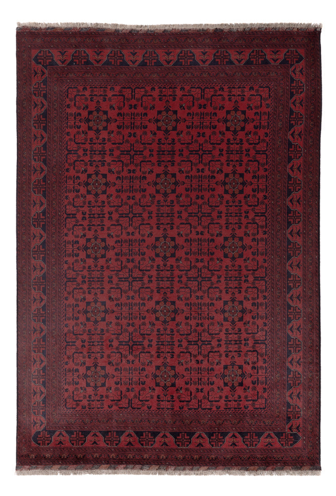 Afghaans tapijt - Kunduz - 296 x 204 cm - rood