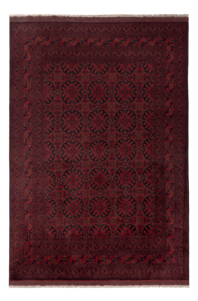 Afghaans tapijt - Kunduz - 295 x 202 cm - rood