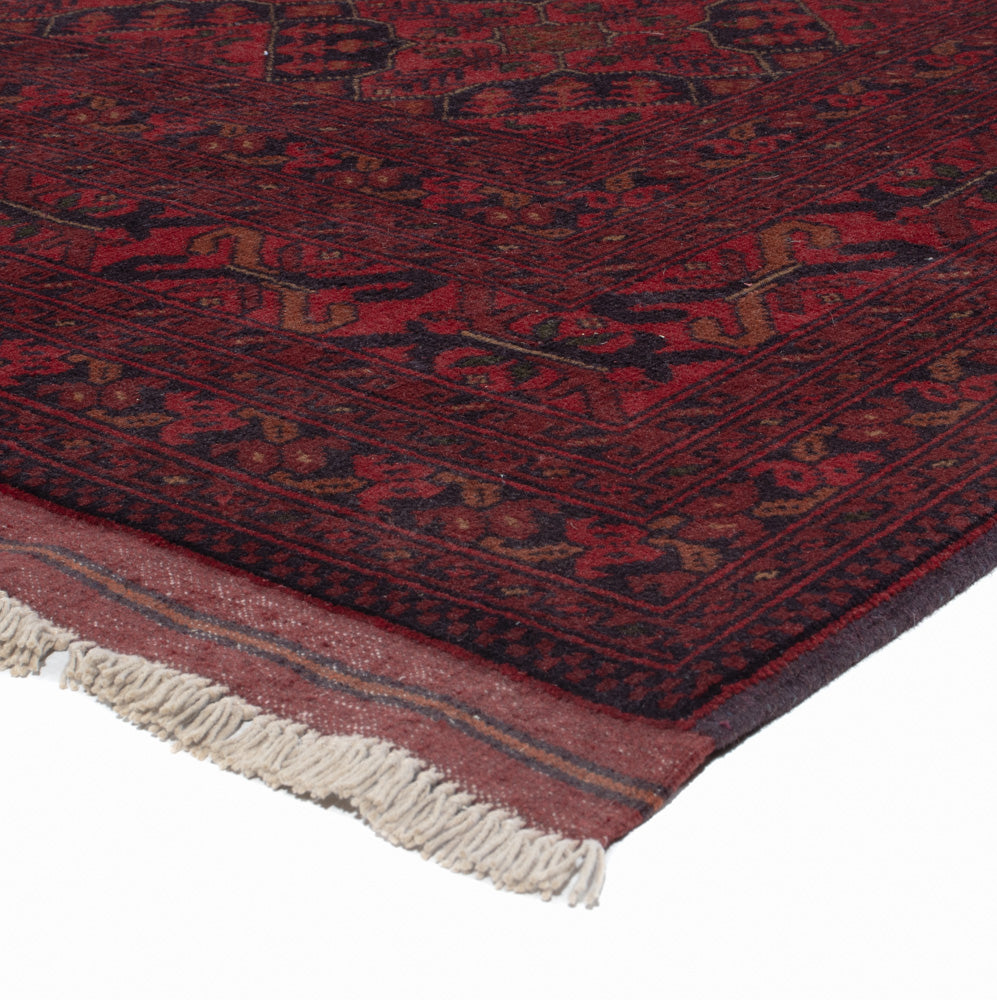 Afghaans tapijt - Kunduz - 295 x 202 cm - rood