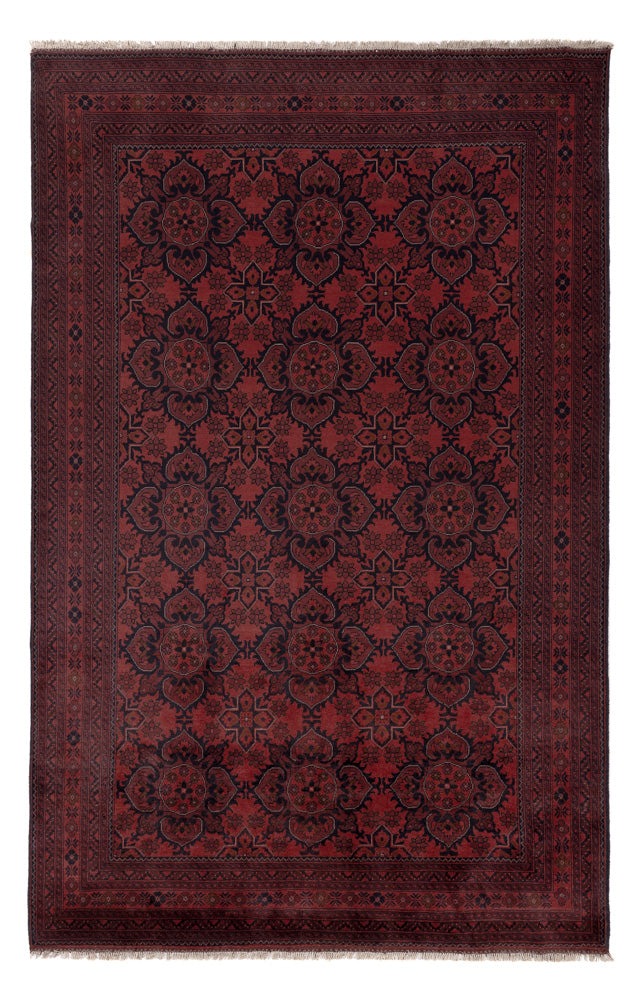 Afghaans tapijt - Kunduz - 301 x 202 cm - rood