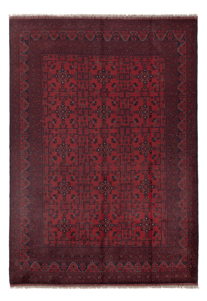 Afghaans tapijt - Kunduz - 300 x 205 cm - rood