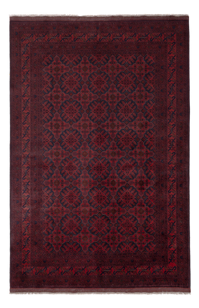 Afghaans tapijt - Kunduz - 295 x 193 cm - rood