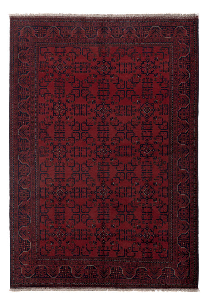 Afghaans tapijt - Kunduz - 292 x 202 cm - rood