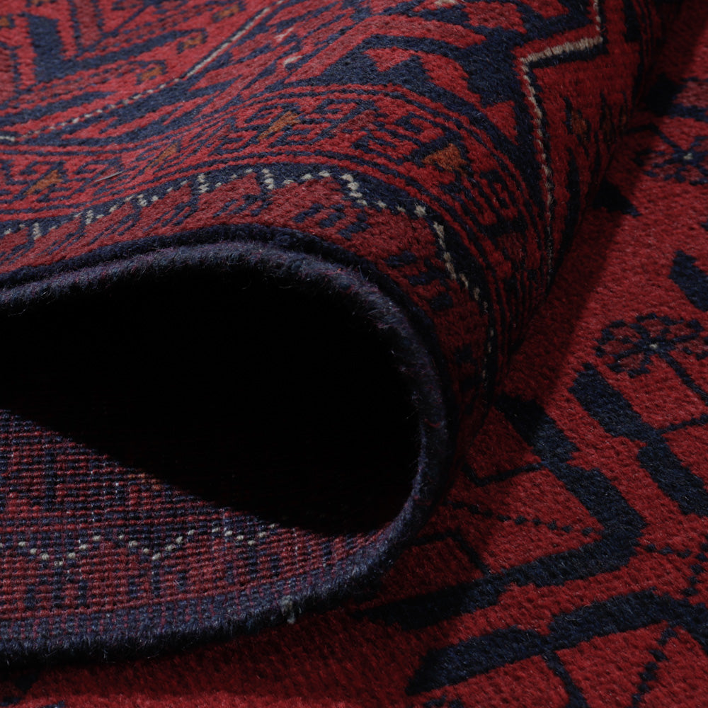 Afghaans tapijt - Kunduz - 292 x 202 cm - rood