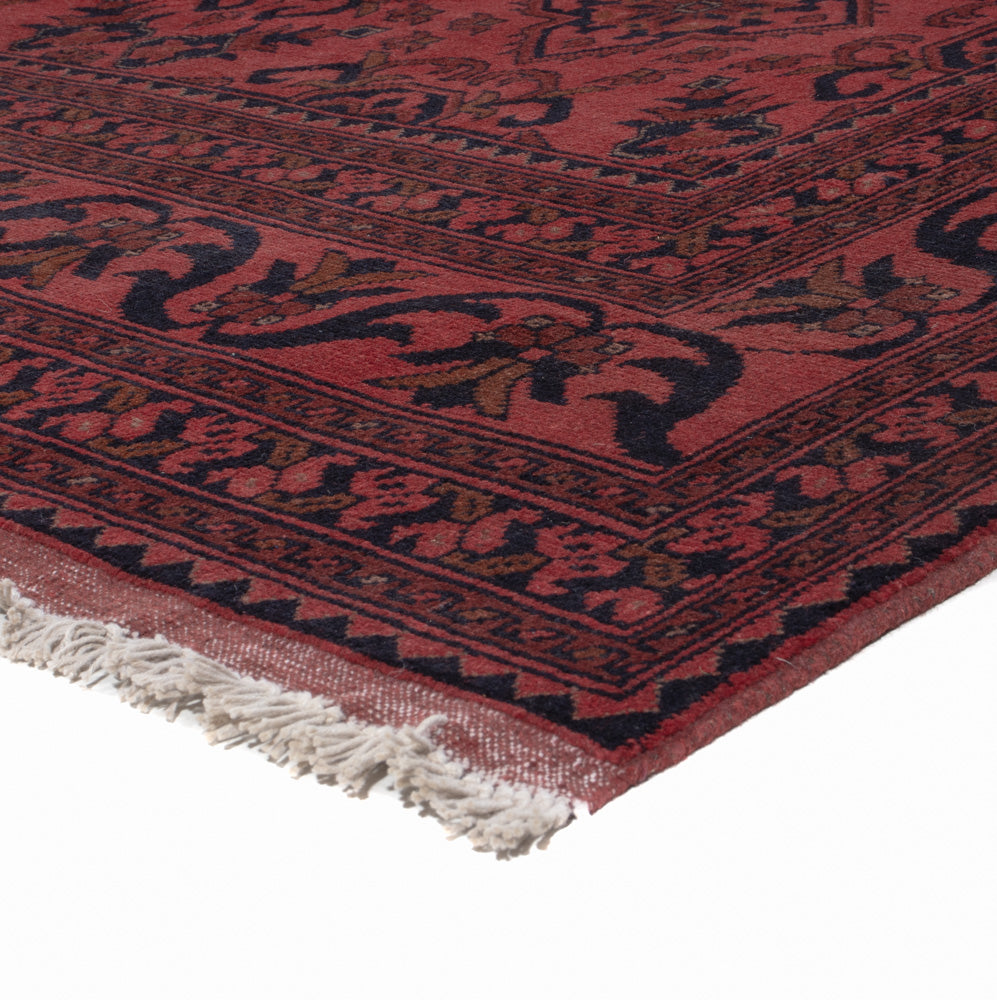 Afghaans tapijt - Kunduz - 303 x 205 cm - rood