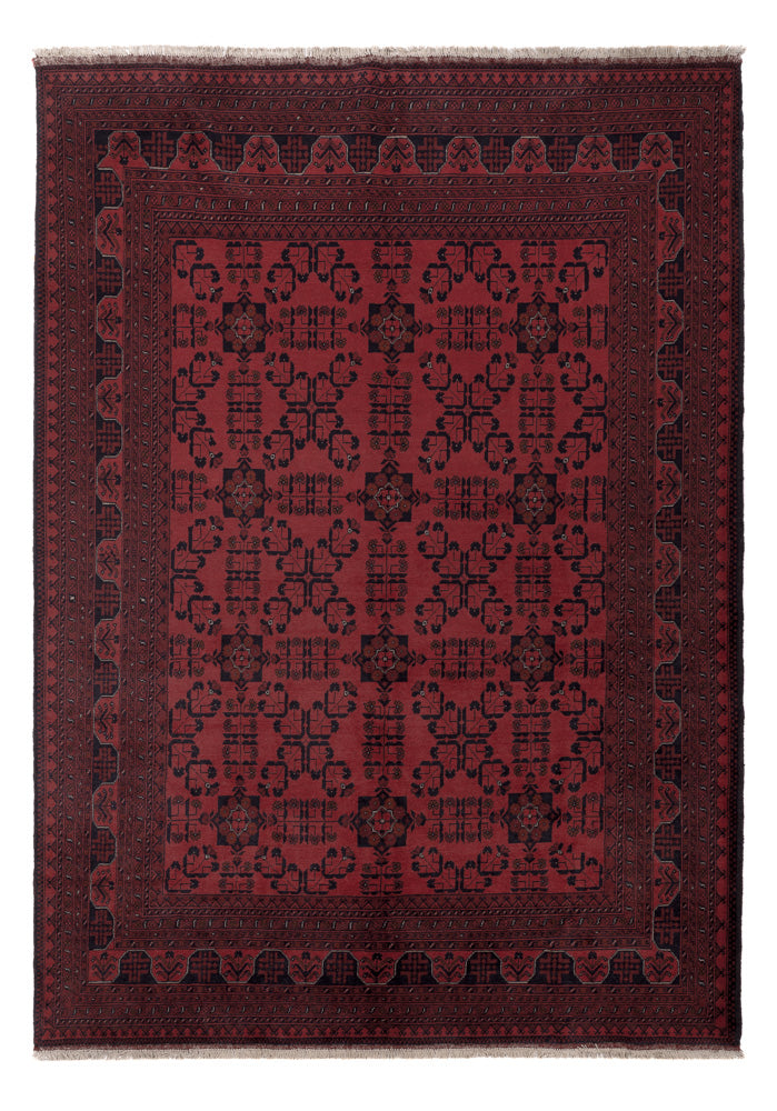 Afghaans tapijt - Kunduz - 292 x 205 cm - rood