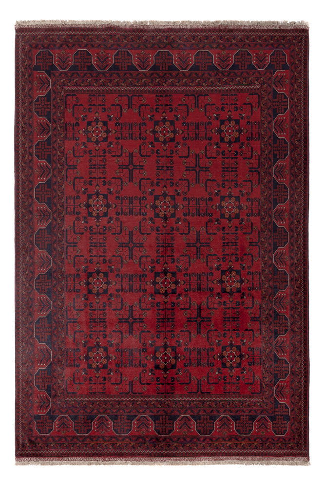 Afghaans tapijt - Kunduz - 296 x 205 cm - rood
