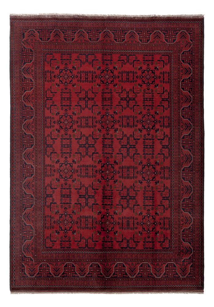 Afghaans tapijt - Kunduz - 291 x 205 cm - rood