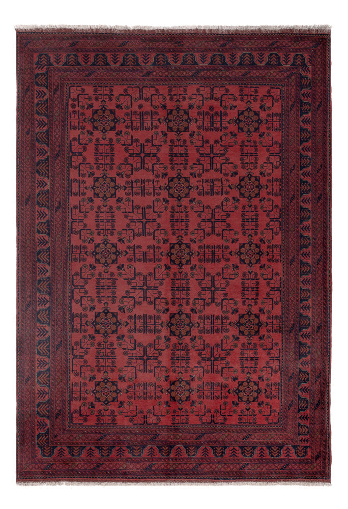 Afghaans tapijt - Kunduz - 296 x 206 cm - rood