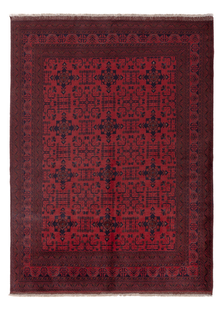 Afghaans tapijt - Kunduz - 285 x 208 cm - rood