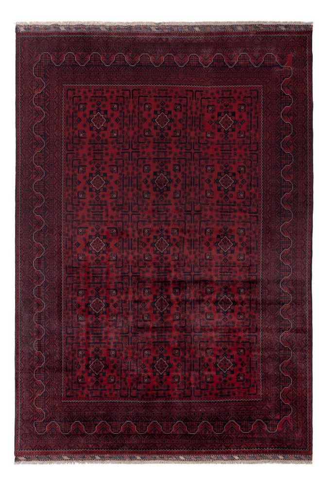 Afghaans tapijt - Kunduz - 288 x 200 cm - rood
