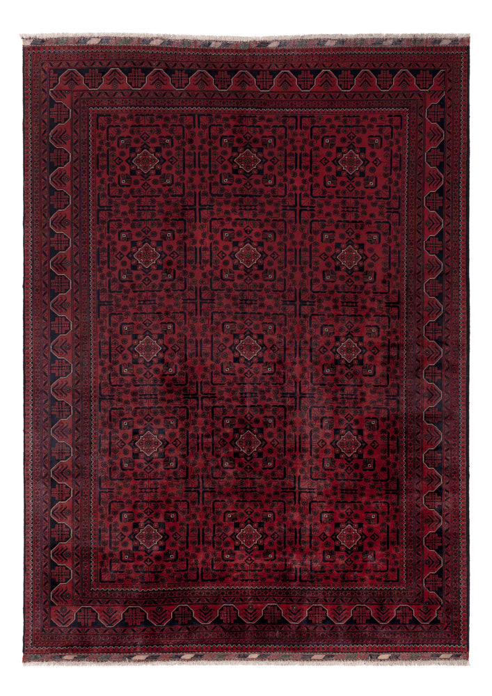 Afghaans tapijt - Kunduz - 276 x 199 cm - rood