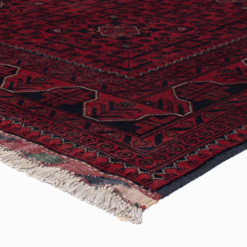 Afghaans tapijt - Kunduz - 276 x 199 cm - rood