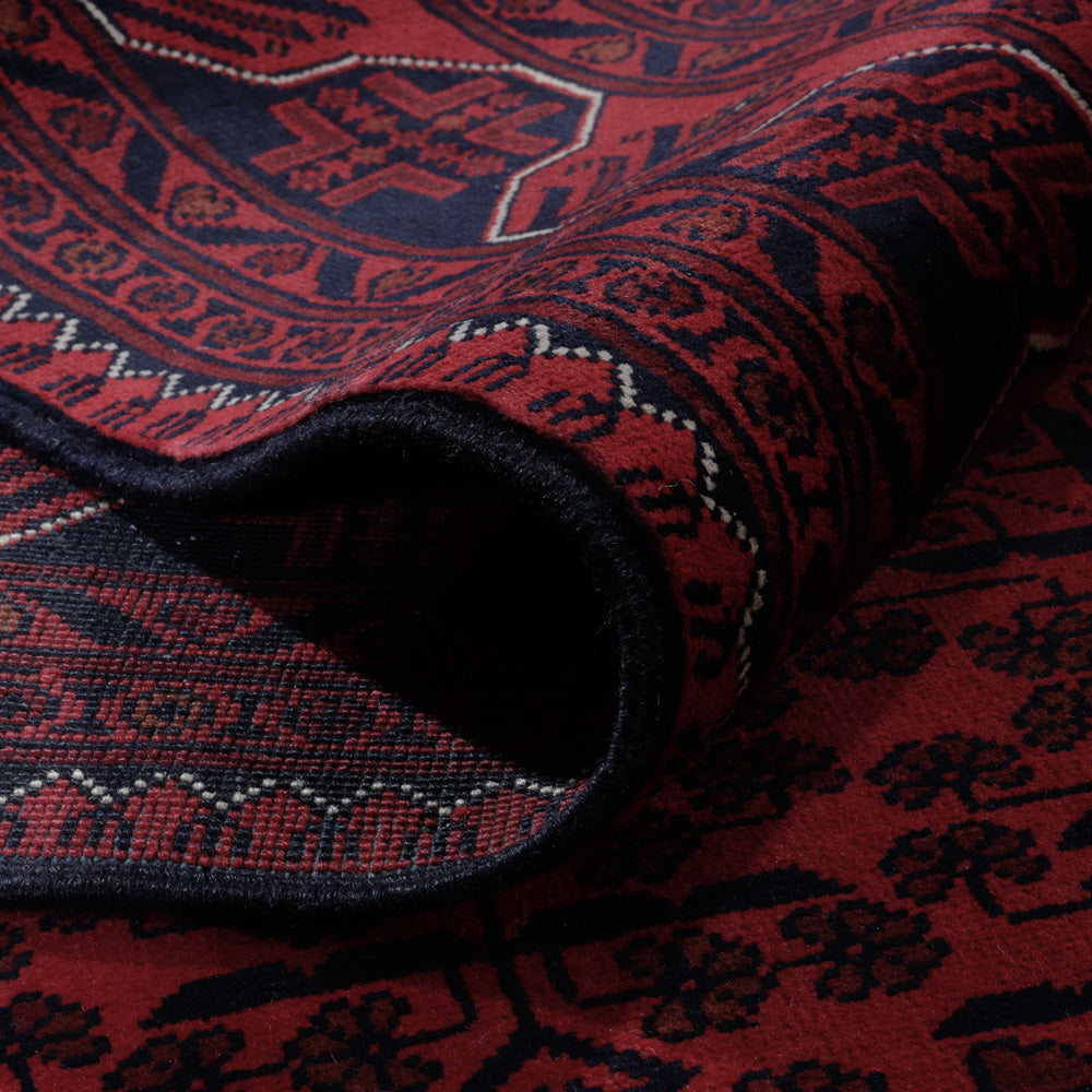 Afghaans tapijt - Kunduz - 276 x 199 cm - rood