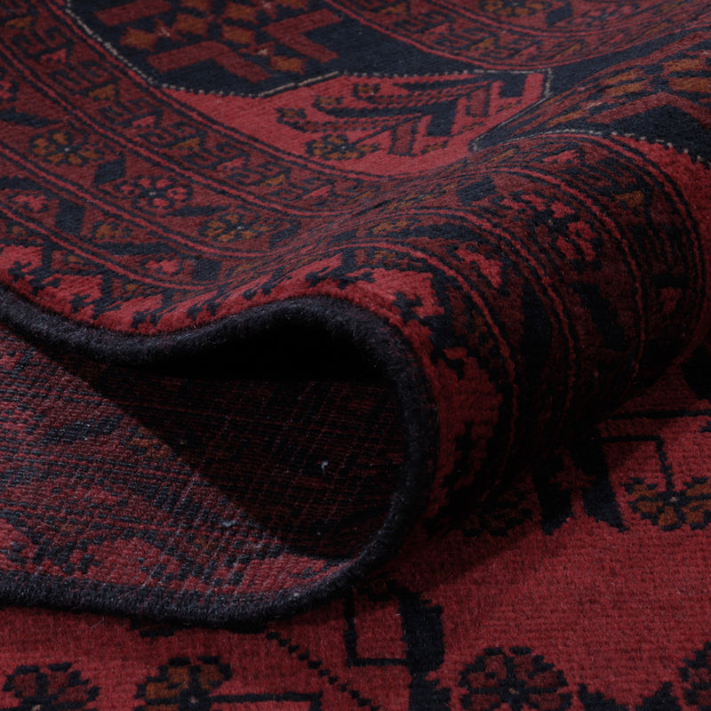 Afghaans tapijt - Kunduz - 292 x 196 cm - rood