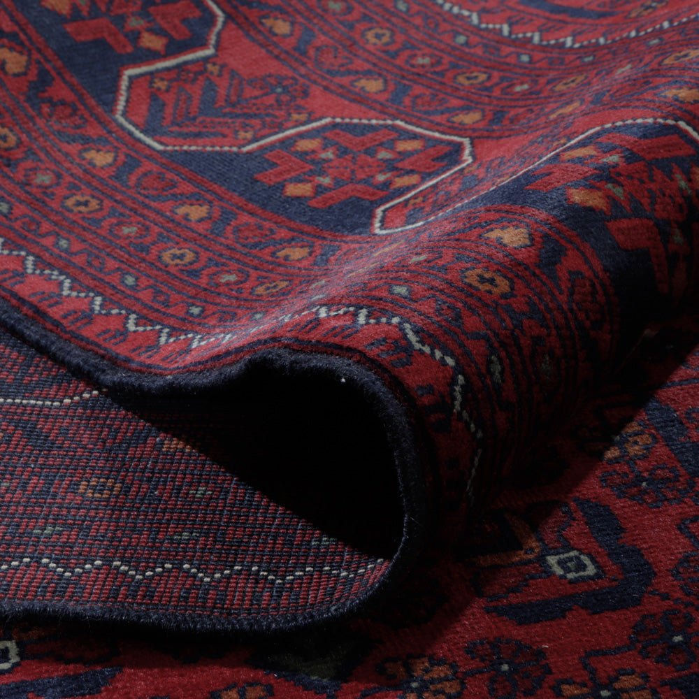 Afghaans tapijt - Kunduz - 304 x 198 cm - rood