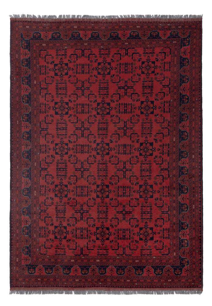 Afghaans tapijt - Kunduz - 286 x 199 cm - rood