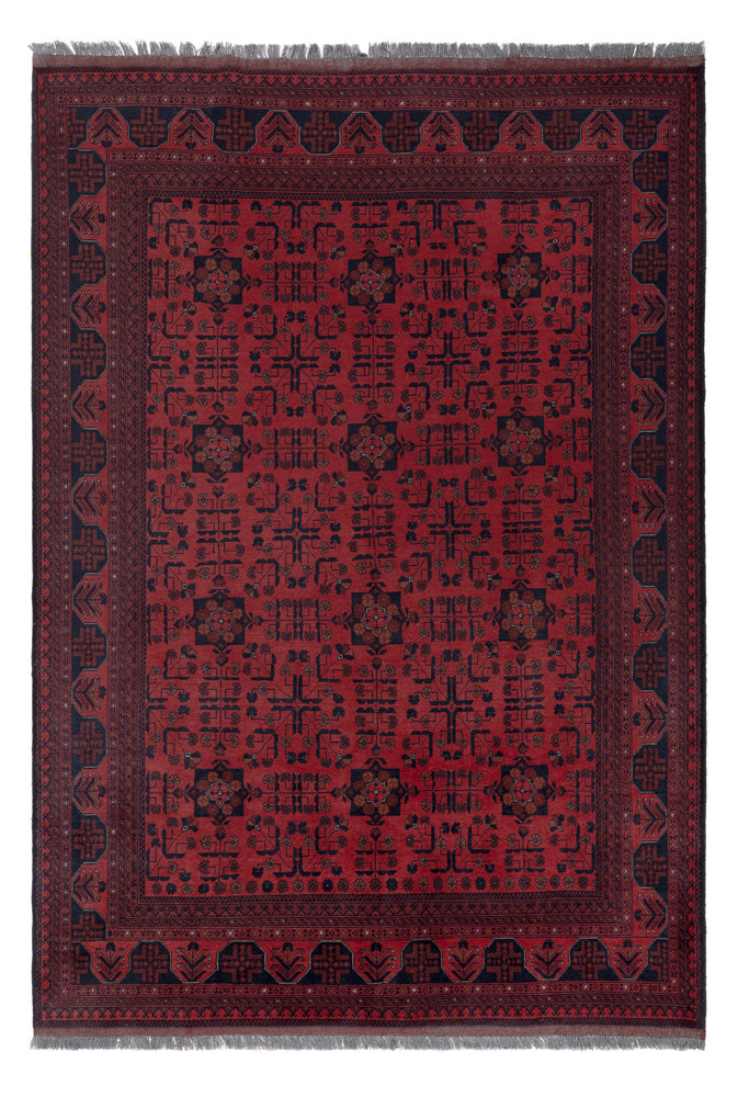 Afghaans tapijt - Kunduz - 285 x 199 cm - rood