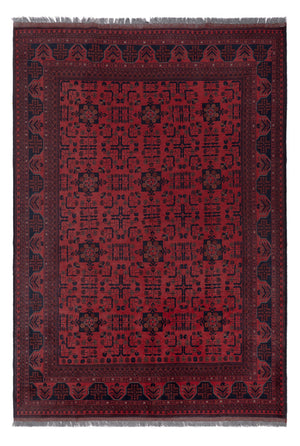 Afghaans tapijt - Kunduz - 285 x 199 cm - rood
