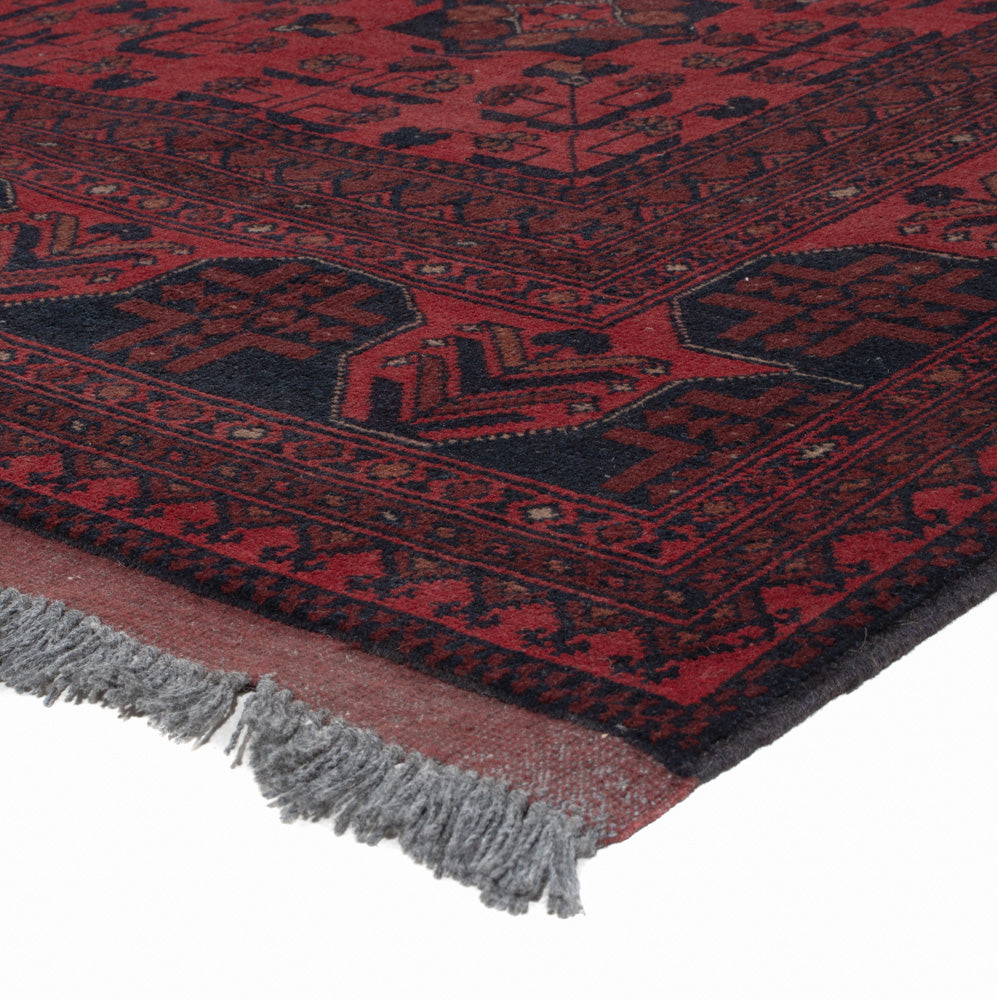 Afghaans tapijt - Kunduz - 285 x 199 cm - rood