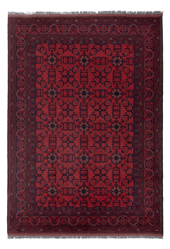 Afghaans tapijt - Kunduz - 288 x 201 cm - rood