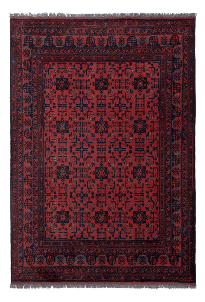 Afghaans tapijt - Kunduz - 286 x 201 cm - rood