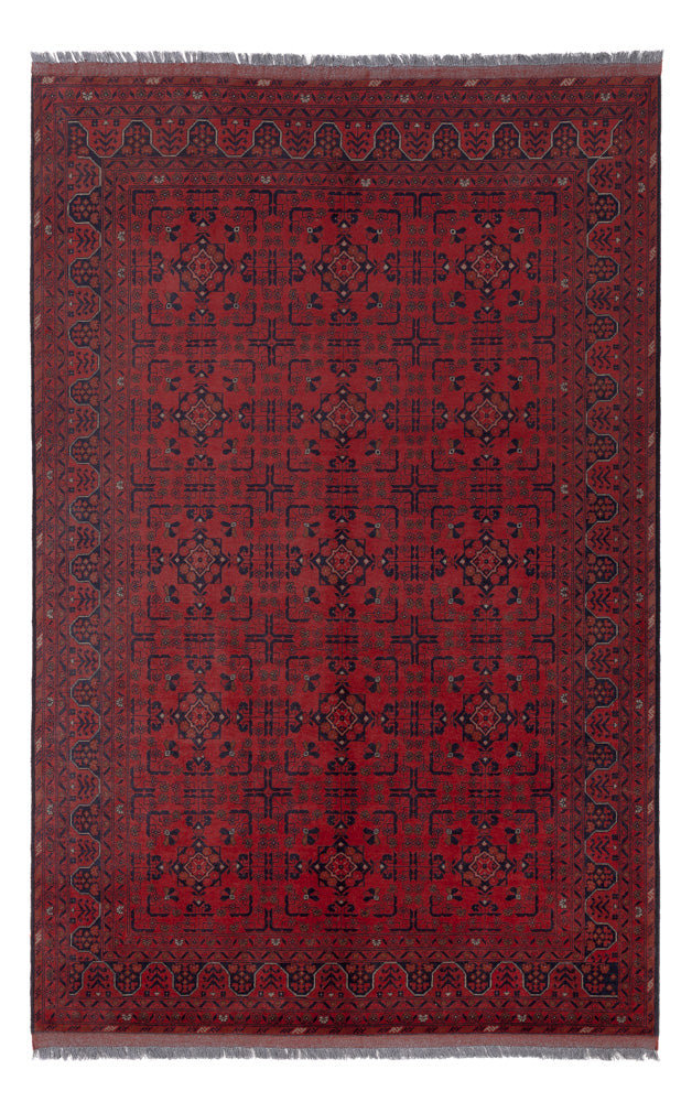 Afghaans tapijt - Kunduz - 292 x 187 cm - rood