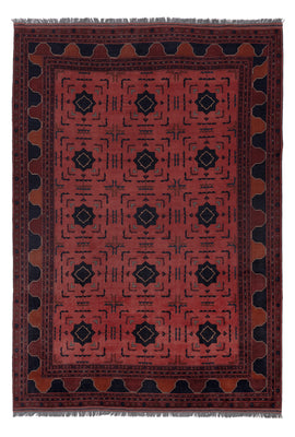 Afghaans tapijt - Kunduz - 295 x 204 cm - rood