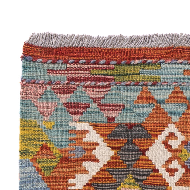 Kilim Maimana Tapijt 60x202cm - Wollen tapijt