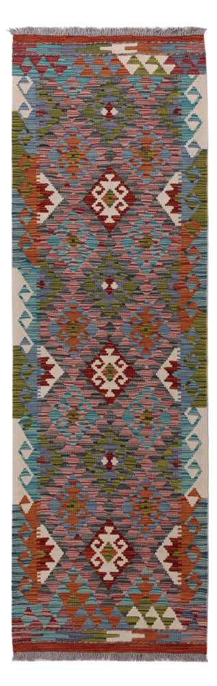 Kilim Maimana Tapijt 62x200cm - Wollen tapijt