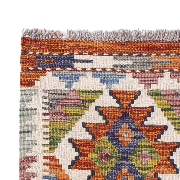 Kilim Maimana Tapijt 60x200cm - Wollen tapijt