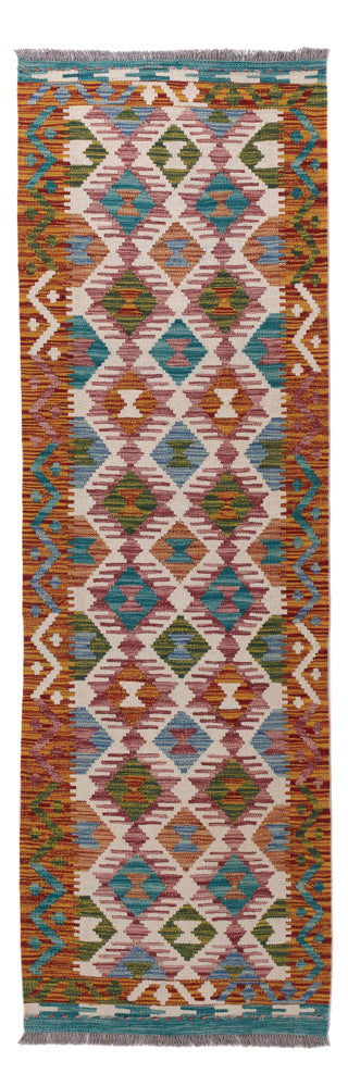 Kilim Maimana Tapijt 60x195cm - Wollen tapijt