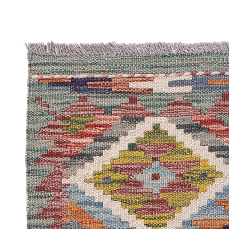 Kilim Maimana Tapijt 195x60cm - Wollen tapijt