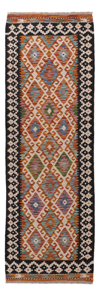 Kilim Maimana Tapijt 68x203cm - Wollen tapijt