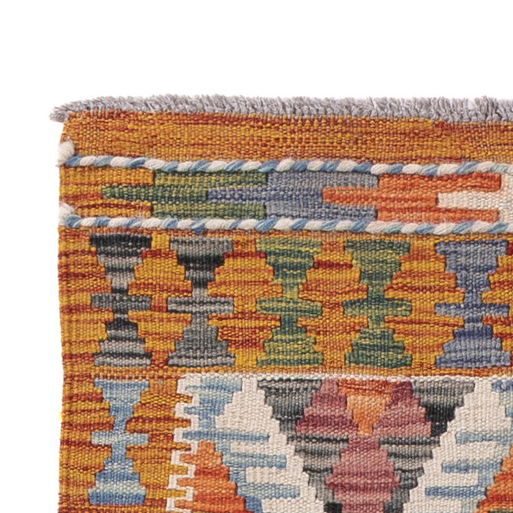 Läufer Kelim - Splash - 188 x 62 cm - mehrfarbig