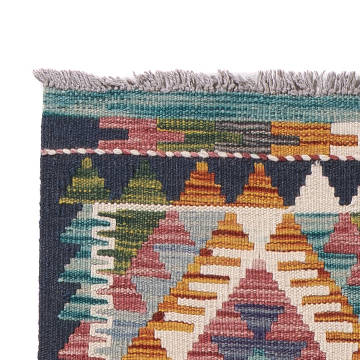Kilim Maimana Tapijt 195x60cm - Wollen tapijt